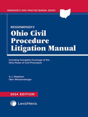 cover image of Weissenberger's Ohio Civil Procedure Litigation Manual